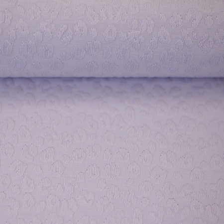 Jacquardjersey - Struktur - Leo - flieder Jacquardjersey - Struktur - Leo - flieder